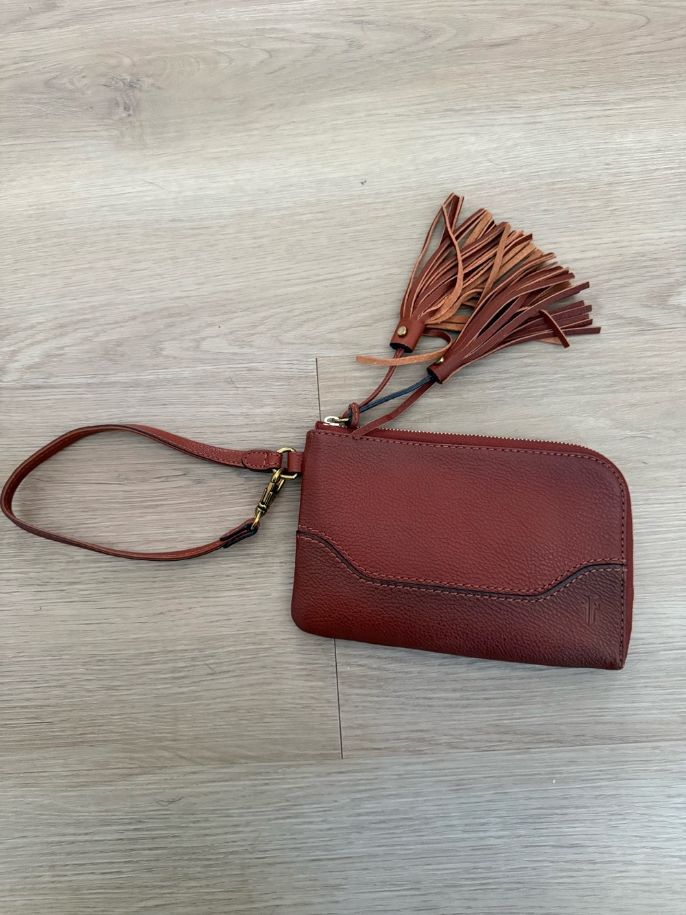Frye Paige Wristlet with Tassels